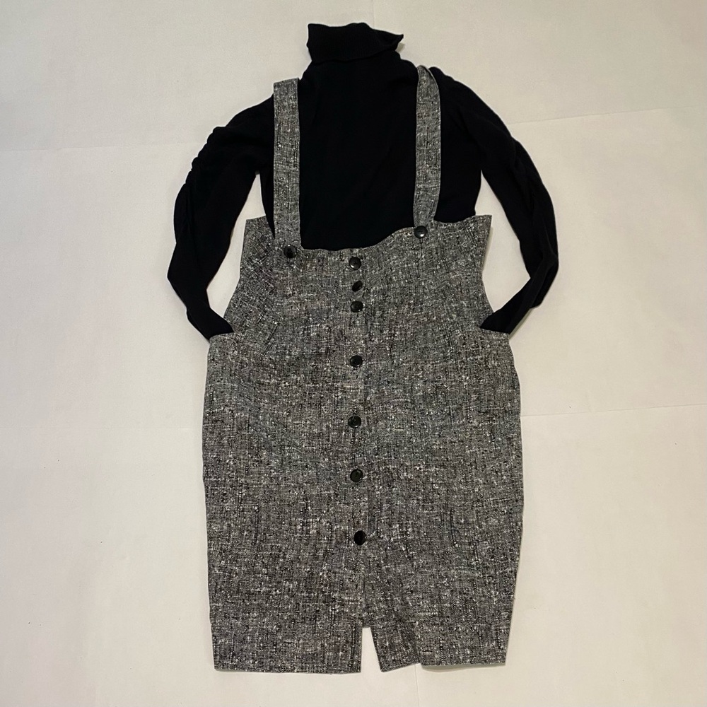 Jackie O! Skirt with suspenders size 13